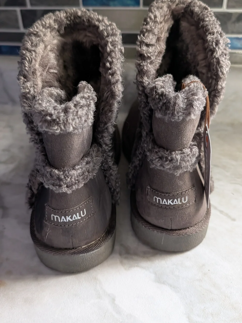 Women's Cozy Faux-Fur Lined Slipper Boots - Gray